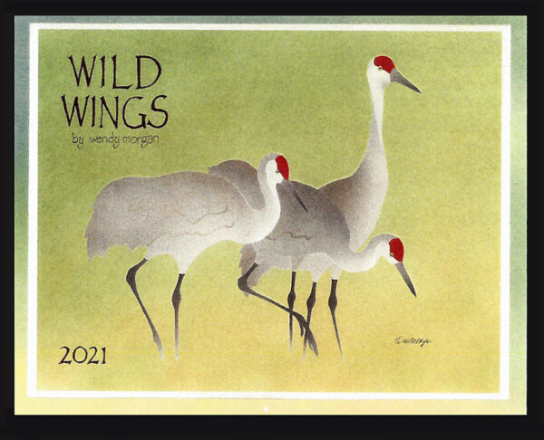 2021 "Wild Wings" Calendar by Wendy Morgan CA21M -Now on Sale