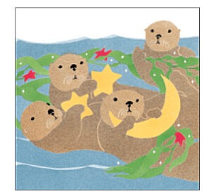 CP099 Gifts for the Sea - Sea Otters Coaster - Pack