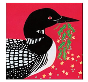 CP236 Northern Stars Common Loon - Coaster Pack