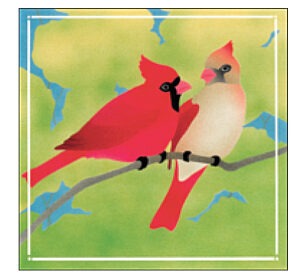 CP239 Northern Cardinals -Coaster Pack