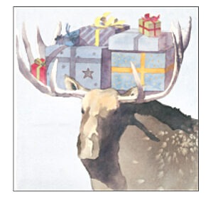 CP946 Special Delivery Moose - Coaster Pack