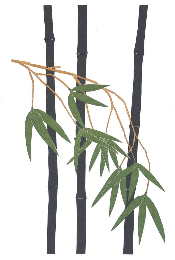 EN701 Black Bamboo Notecard