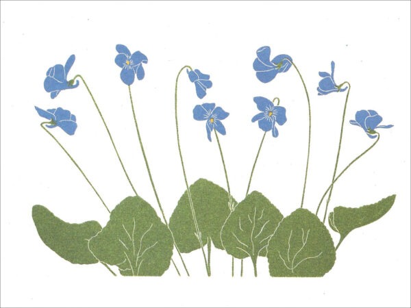 EN714 Violet Notecard