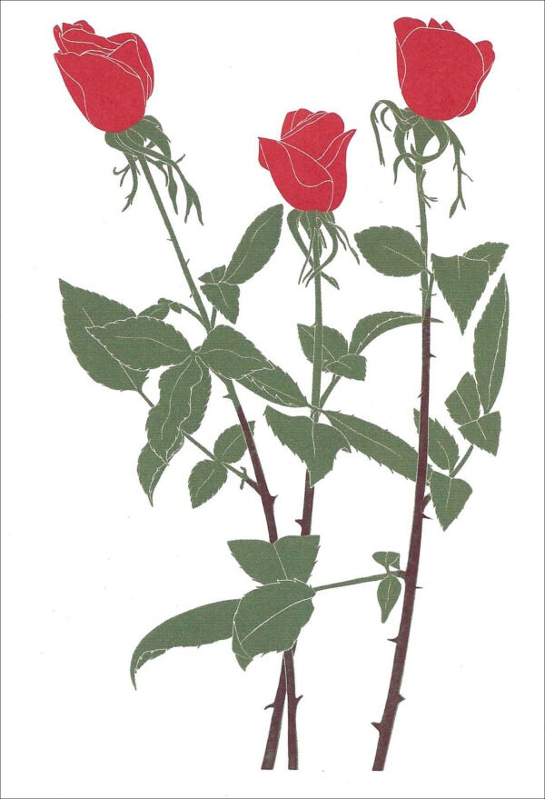 EN726 Red Roses Notecard
