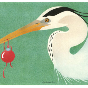 HC231 Great Blue Heron Holiday Card