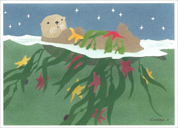 HC238 Sea Otter Holiday Card