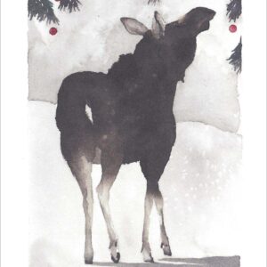 HC917 Winter Moose
