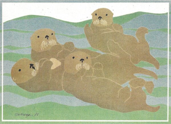 NC099 Sea Otter Convention Notecard