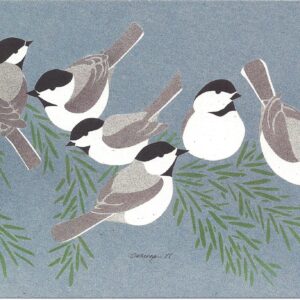 NC107 Chickadee Flock Notecards