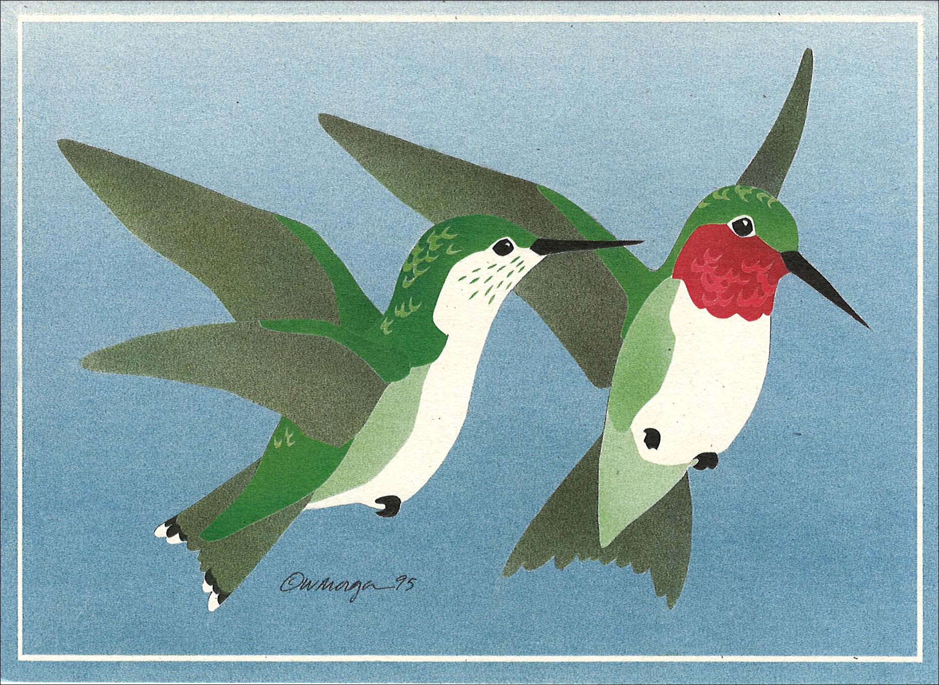 Ruby-Throated Hummers