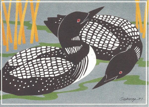 NC190 Common Loon Notecard