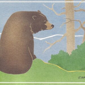 NC192 Black Bear Notecard