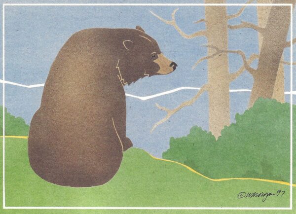 NC192 Black Bear Notecard