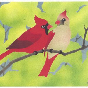NC239 Northern Cardinals Notecard