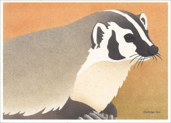 NC278 Badger Notecard