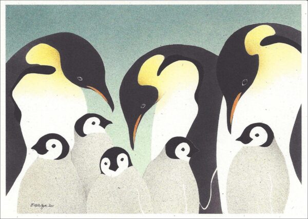 NC285 Emperor Penguins Notecard