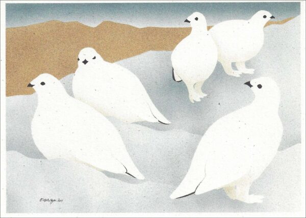 NC287 Willow Ptarmigan Notecard