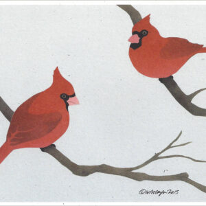 NC295 Northern Cardinal Notecard