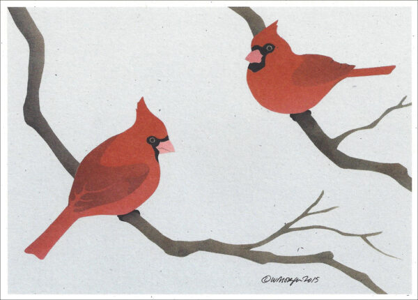NC295 Northern Cardinal Notecard