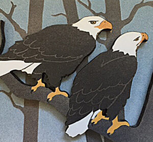 QM177 Bald Eagles Magnet