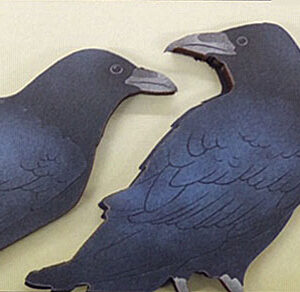 QM259 Raven Pair Magnet
