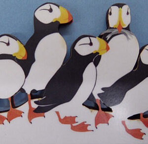 QM271 Puffins Magnet