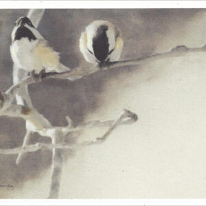 VN994 Two is a Pair - Black-Capped Chickadees Notecard Temporarily Out of Stock