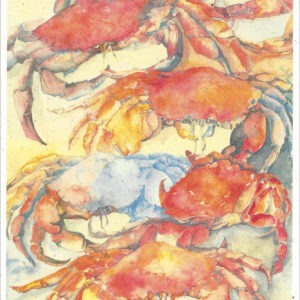 SN635 Blue Crabs Notecard
