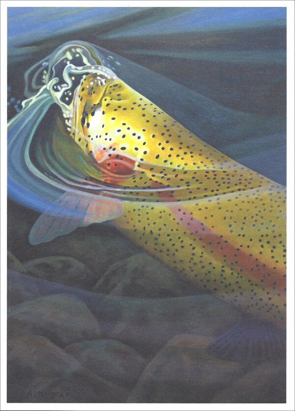 XN888 Rise Series #1-Trout Notecard