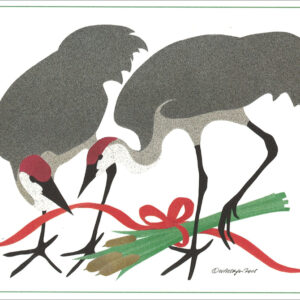HC070 Sandhill Crane holiday Card