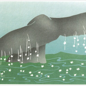 HC095 Whale Tail Holiday Card
