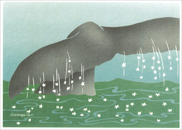 HC095 Whale Tail Holiday Card