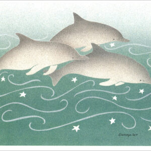HC097 Dolphins Sea Holiday Card