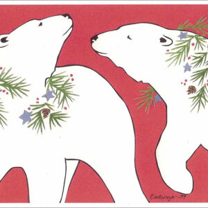 HC105 Polar Bears Holiday Card