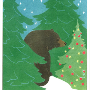 HC192 Night Woods Holiday Card