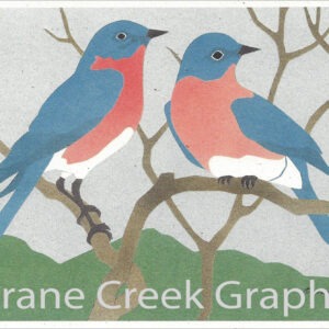 NC183 Eastern Bluebirds Notecard