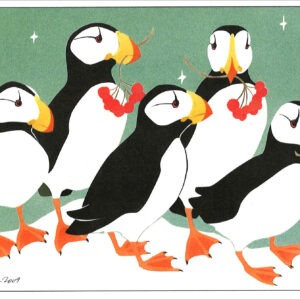 Horned Puffins